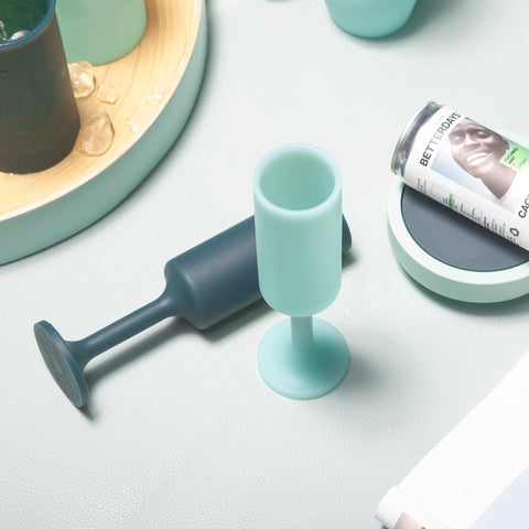 mist + ink | privv | vegan leather waterproof picnic rug - porter green | style + sustainability