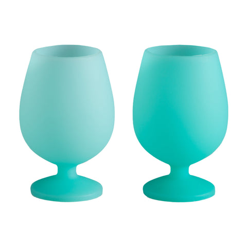 pavone | stemm | silicone unbreakable wine glasses - porter green | style + sustainability
