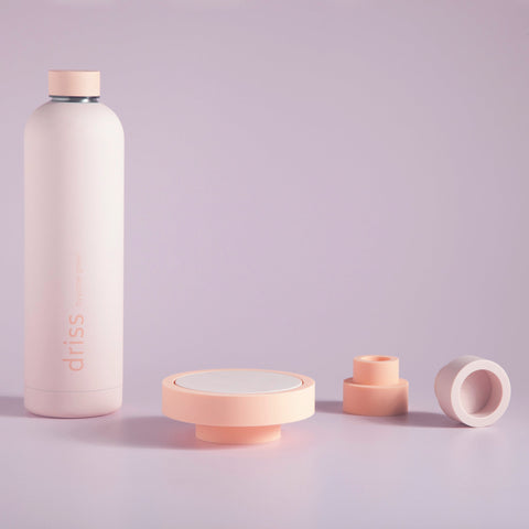 peach + petal | ciss | unbreakable silicone coasters - porter green | style + sustainability