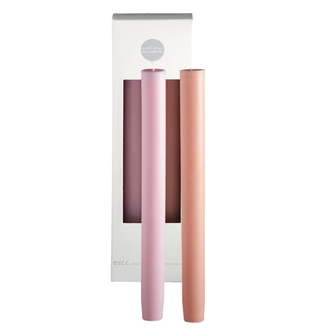peach + petal | escc dinner candle | soy - blend unscented candles - porter green | style + sustainability