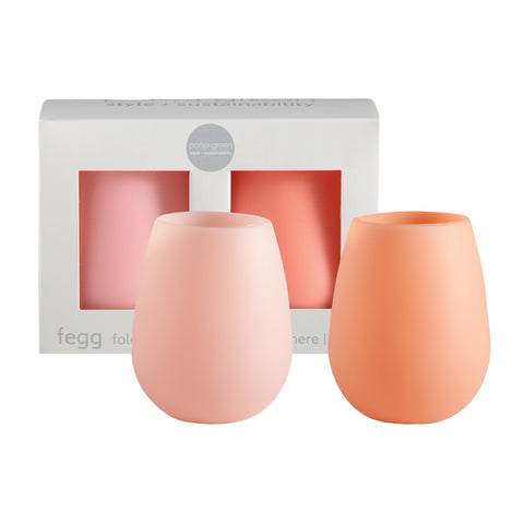 peach + petal | fegg | silicone unbreakable glasses - porter green | style + sustainability