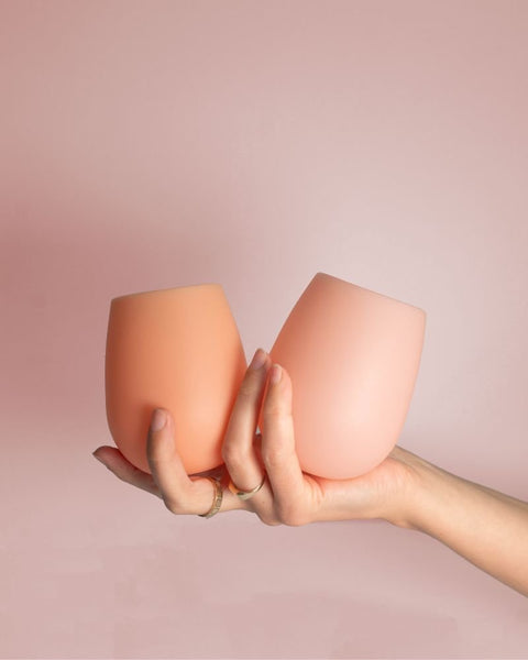 peach + petal | fegg | silicone unbreakable glasses - porter green | style + sustainability