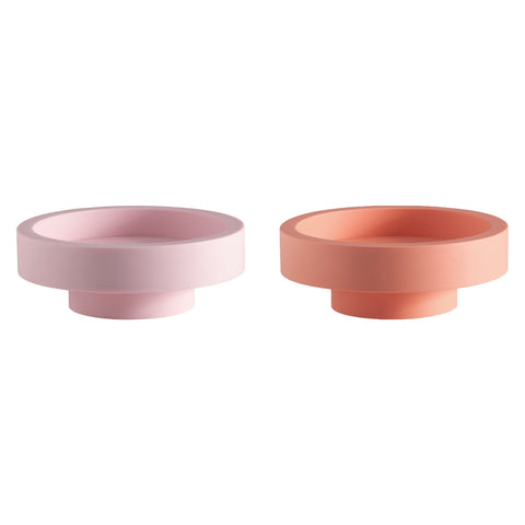 Peach + Petal | Flipp Lrg | Silicone Unbreakable Candle Holder Set - porter green | style + sustainability