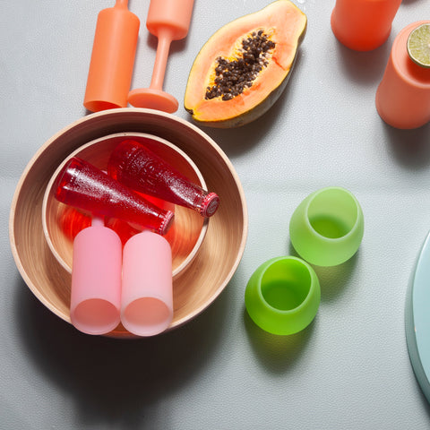 petalo | seff | silicone unbreakable champagne flute - porter green | style + sustainability