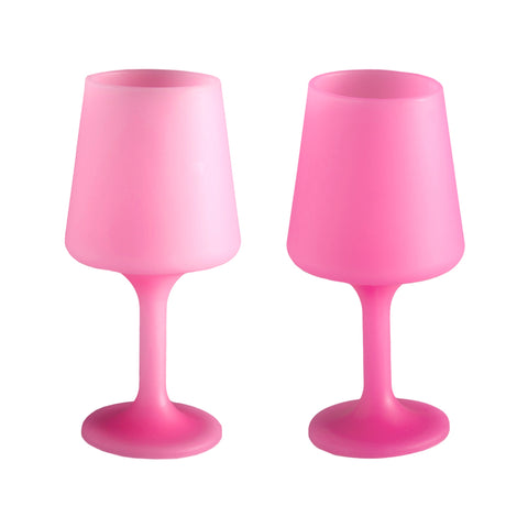 petalo | swepp | silicone unbreakable wine glasses - porter green | style + sustainability