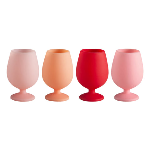 rouge | stemm | silicone unbreakable wine glasses - porter green | style + sustainability