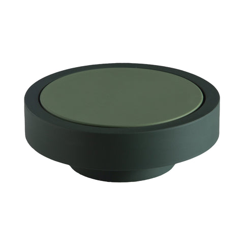 sage + olive | ciss | unbreakable silicone coasters - porter green | style + sustainability