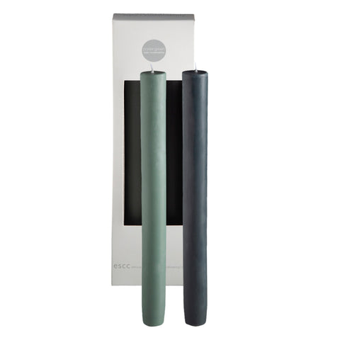 sage + olive | escc dinner candle | soy - blend unscented candles - porter green | style + sustainability