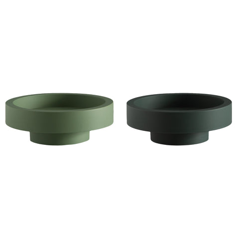 Sage + Olive | Flipp Lrg | Silicone Unbreakable Candle Holder Set - porter green | style + sustainability