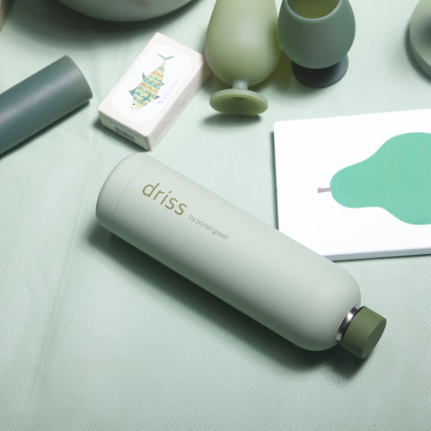 sage + olive | privv | vegan leather waterproof picnic rug - porter green | style + sustainability