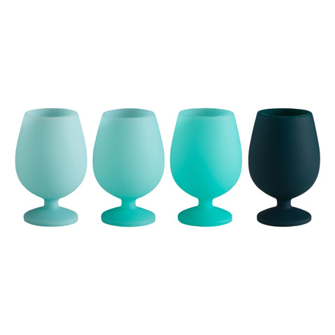 sarcelle | stemm | silicone unbreakable wine glasses - porter green | style + sustainability
