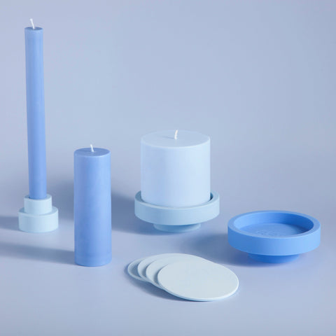sky + kingfisher | ciss | unbreakable silicone coasters - porter green | style + sustainability