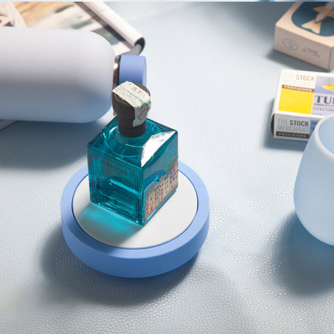 sky + kingfisher | ciss | unbreakable silicone coasters - porter green | style + sustainability