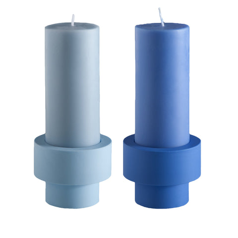 Sky + Kingfisher | Flipp Sml | Silicone Unbreakable Candle Holder Set - porter green | style + sustainability