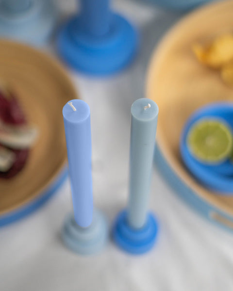Sky + Kingfisher | Flipp Sml | Silicone Unbreakable Candle Holder Set - porter green | style + sustainability