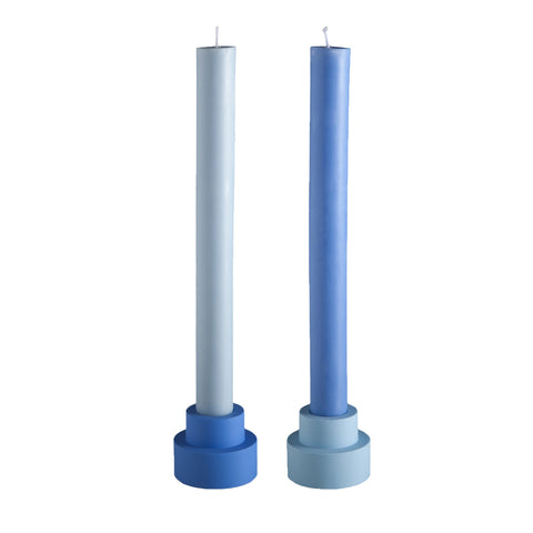 Sky + Kingfisher | Flipp Sml | Silicone Unbreakable Candle Holder Set - porter green | style + sustainability