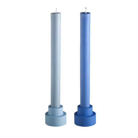Sky + Kingfisher | Flipp Sml | Silicone Unbreakable Candle Holder Set - porter green | style + sustainability