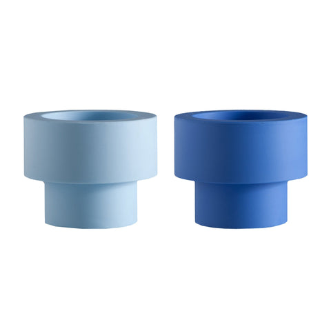 Sky + Kingfisher | Flipp Sml | Silicone Unbreakable Candle Holder Set - porter green | style + sustainability