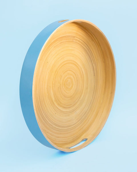 sky | sebss | biodegradable bamboo tray - porter green | style + sustainability