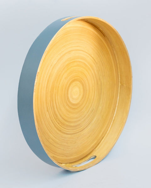 smoke | sebss | biodegradable bamboo tray - porter green | style + sustainability