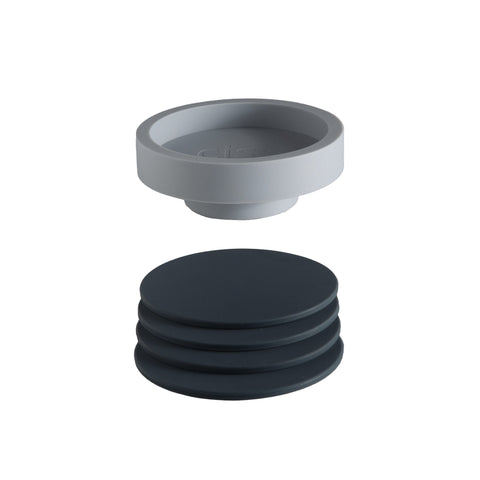 smoke + storm | ciss | unbreakable silicone coasters - porter green | style + sustainability