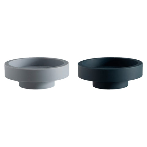 Smoke + Storm | Flipp Lrg | Silicone Unbreakable Candle Holder Set - porter green | style + sustainability