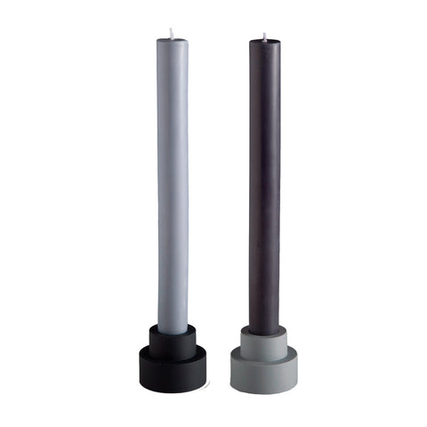 Smoke + Storm | Flipp Sml | Silicone Unbreakable Candle Holder Set - porter green | style + sustainability