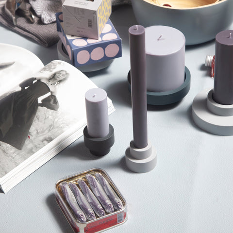 Smoke + Storm | Flipp Sml | Silicone Unbreakable Candle Holder Set - porter green | style + sustainability