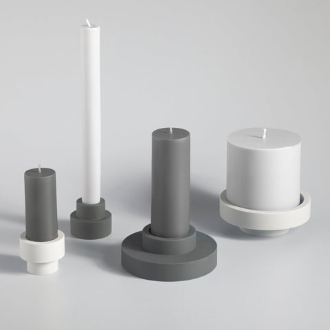 Smoke + Storm | Flipp Sml | Silicone Unbreakable Candle Holder Set - porter green | style + sustainability