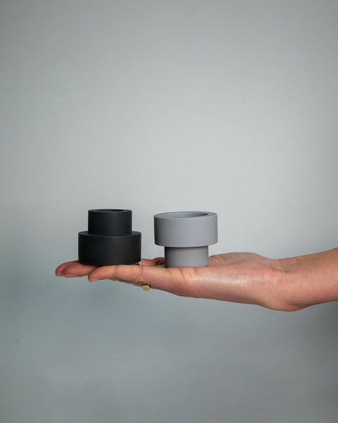 Smoke + Storm | Flipp Sml | Silicone Unbreakable Candle Holder Set - porter green | style + sustainability