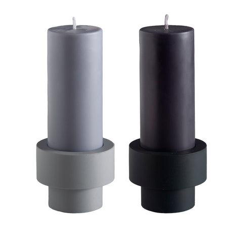 Smoke + Storm | Flipp Sml | Silicone Unbreakable Candle Holder Set - porter green | style + sustainability