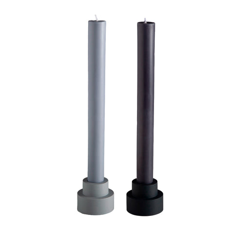 Smoke + Storm | Flipp Sml | Silicone Unbreakable Candle Holder Set - porter green | style + sustainability