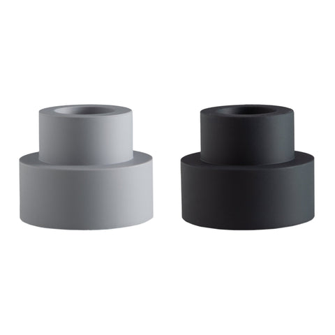 Smoke + Storm | Flipp Sml | Silicone Unbreakable Candle Holder Set - porter green | style + sustainability