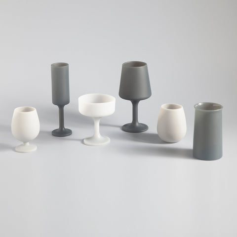 smoke + storm | seff | silicone unbreakable champagne flute - porter green | style + sustainability