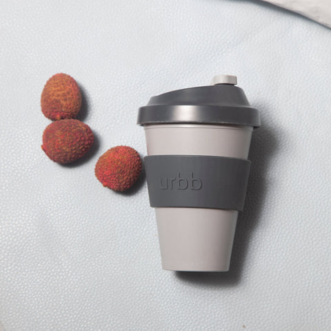 smoke + storm | urbb | biodegradable bamboo coffee cup - porter green | style + sustainability