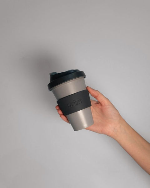 smoke + storm | urbb | biodegradable bamboo coffee cup - porter green | style + sustainability