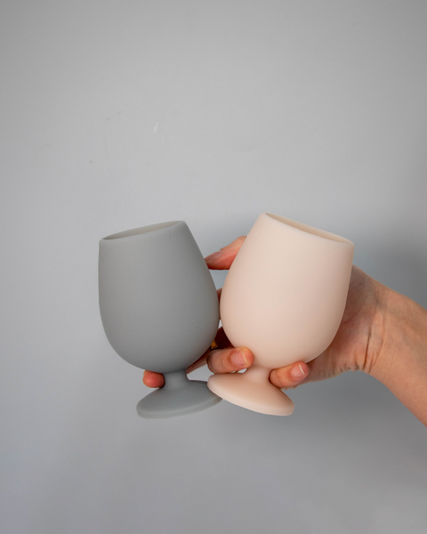 dove + stone | stemm | unbreakable silicone wine glasses | porter green, silicone wine glasses, unbreakable wine glasses, coloured wine glasses, picnic wine glasses, outdoor wine glasses