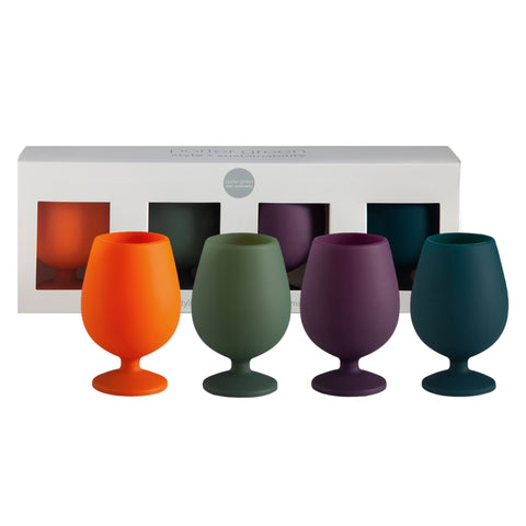 autumn | stemm | unbreakable silicone wine glasses | porter green, silicone wine glasses, unbreakable wine glasses, coloured wine glasses, picnic wine glasses, outdoor wine glasses