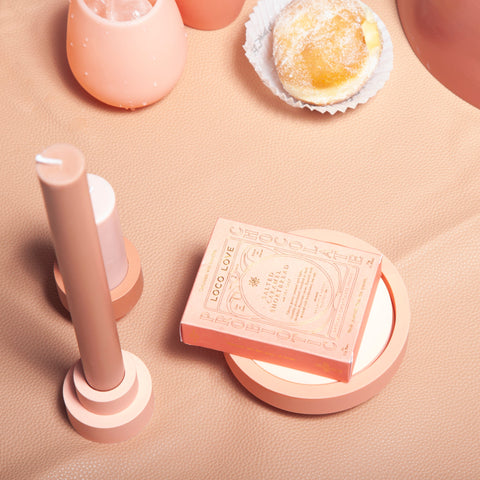 terra + peach | ciss | unbreakable silicone coasters - porter green | style + sustainability