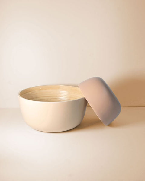 wheat + oat | bebb | biodegradable bamboo bowls - porter green | style + sustainability