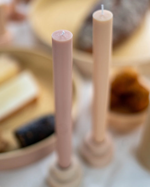 Wheat + Oat | Flipp Sml | Silicone Unbreakable Candle Holder Set - porter green | style + sustainability