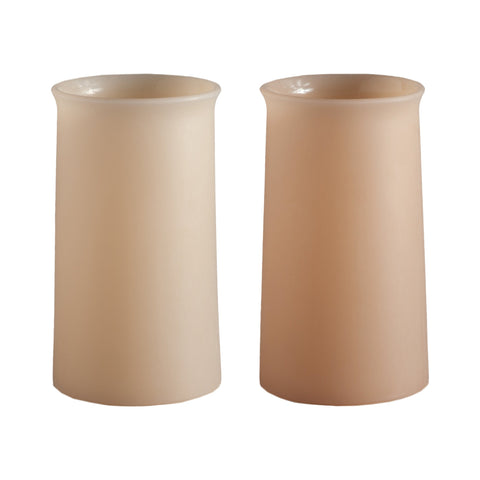 wheat + oat | stegg | silicone unbreakable highball glasses - porter green | style + sustainability